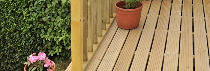 Garden decking